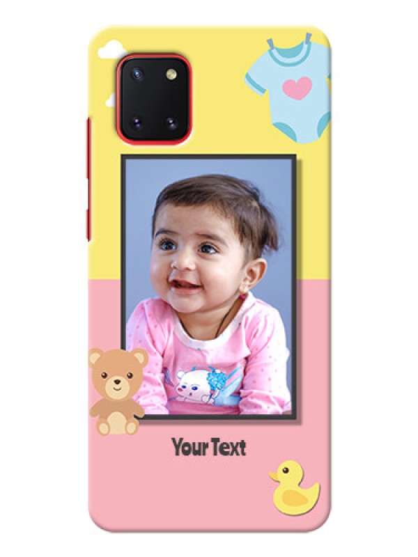 Custom Galaxy Note 10 Lite Back Covers: Kids 2 Color Design