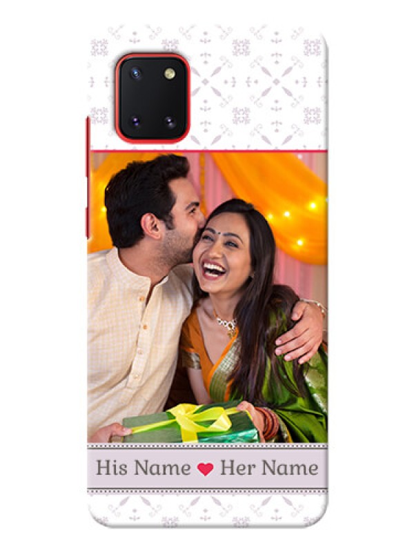 Custom Galaxy Note 10 Lite Phone Cases with Photo and Ethnic Design