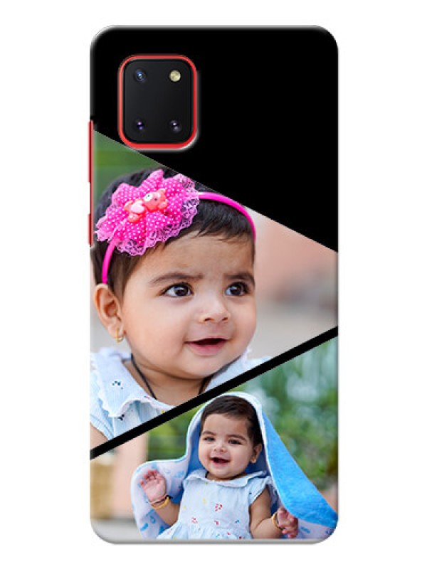 Custom Galaxy Note 10 Lite mobile back covers online: Semi Cut Design