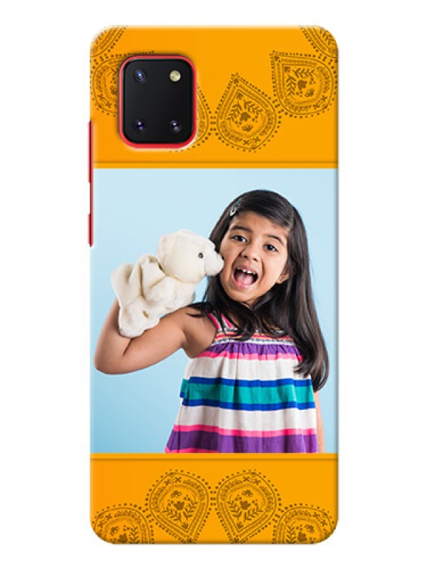 Custom Galaxy Note 10 Lite custom mobile back covers: Photo Wedding Design 