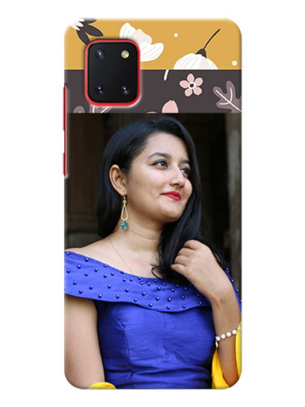 Custom Galaxy Note 10 Lite mobile cases online: Stylish Floral Design
