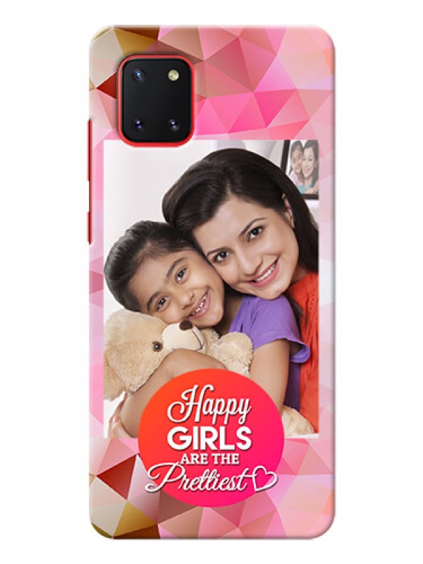 Custom Galaxy Note 10 Lite Personalized Phone Covers: Abstract Triangle Design