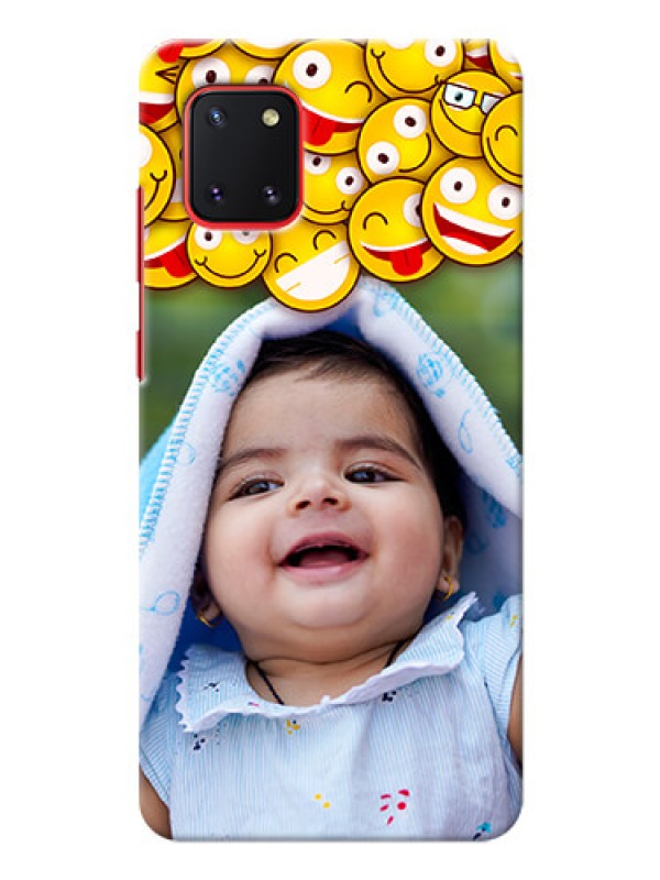 Custom Galaxy Note 10 Lite Custom Phone Cases with Smiley Emoji Design