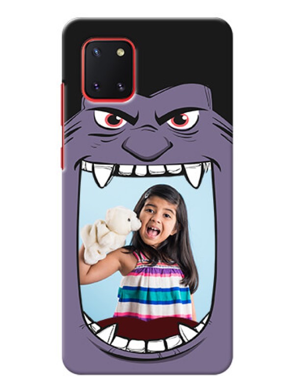 Custom Galaxy Note 10 Lite Personalised Phone Covers: Angry Monster Design