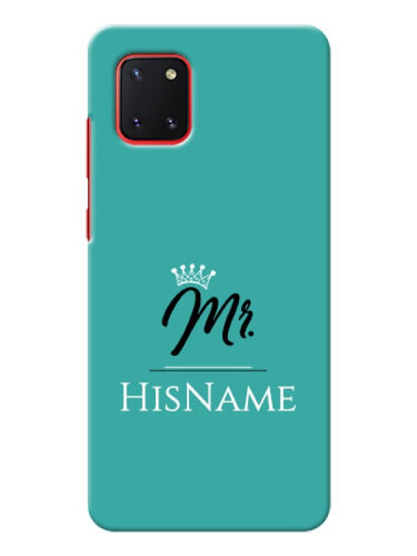 Custom Galaxy Note10 Lite Custom Phone Case Mr with Name
