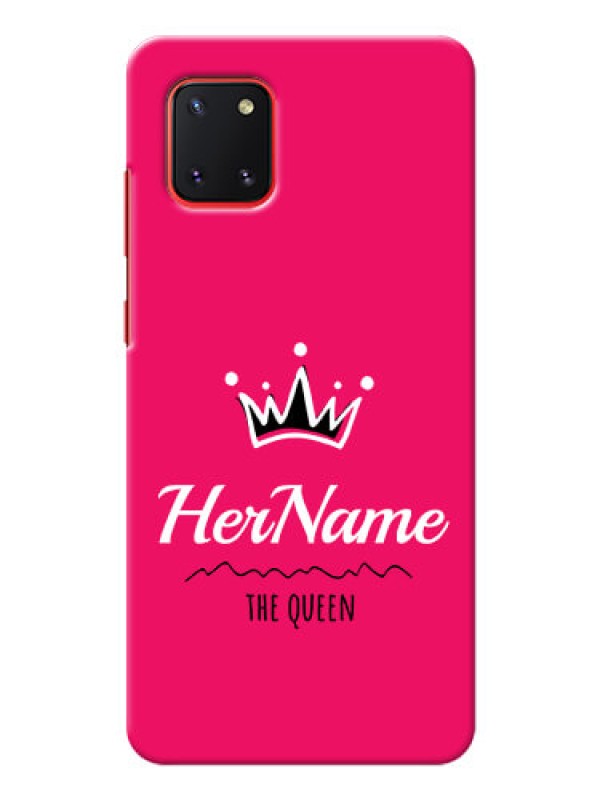 Custom Galaxy Note10 Lite Queen Phone Case with Name