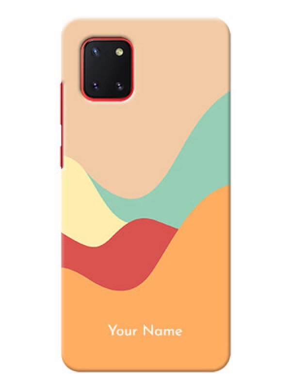 Custom Galaxy Note10 Lite Custom Mobile Case with Ocean Waves Multi-colour Design