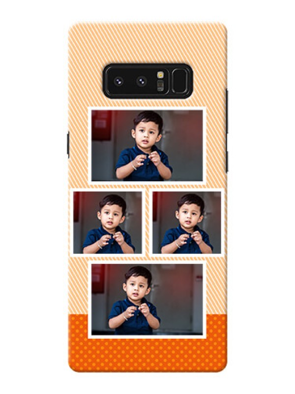 Custom Samsung Galaxy Note8 Bulk Photos Upload Mobile Case  Design