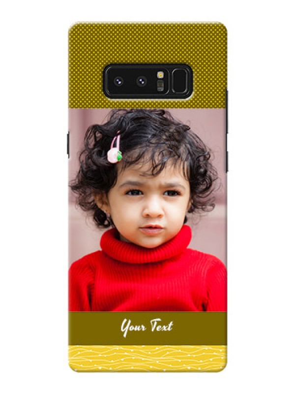 Custom Samsung Galaxy Note8 Simple Green Colour Mobile Case Design