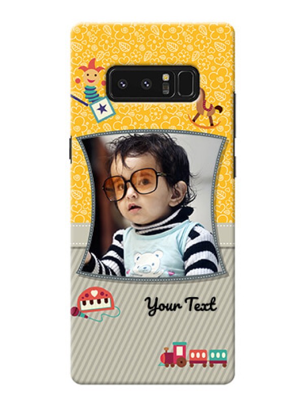 Custom Samsung Galaxy Note8 Baby Picture Upload Mobile Cover Design
