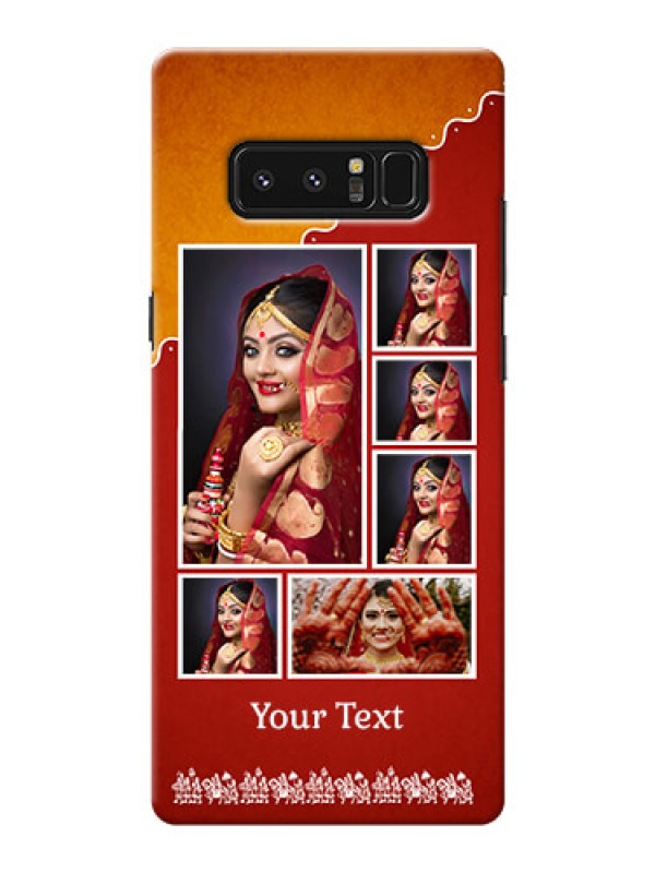 Custom Samsung Galaxy Note8 Multiple Pictures Upload Mobile Case Design