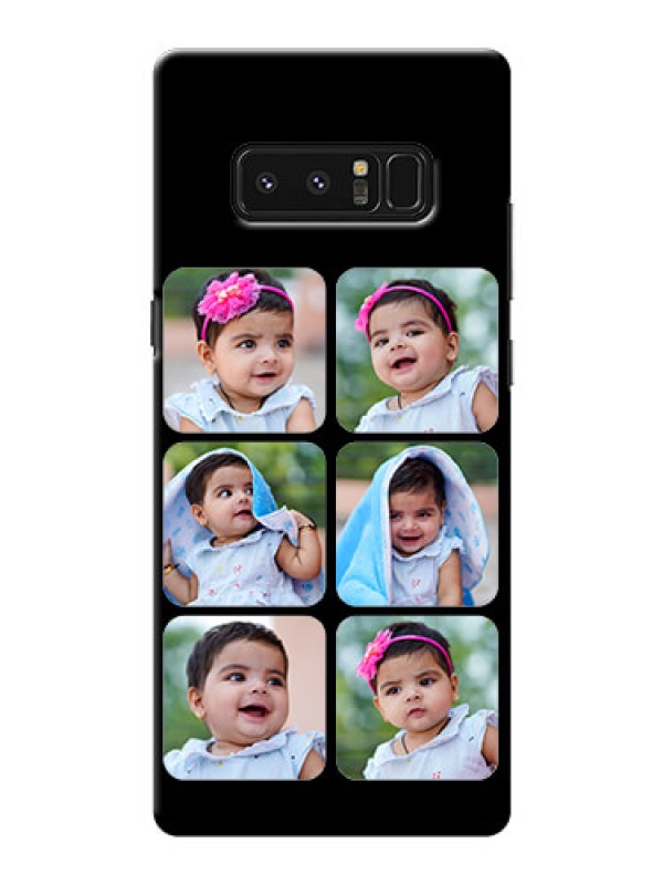 Custom Samsung Galaxy Note8 Multiple Pictures Mobile Back Case Design