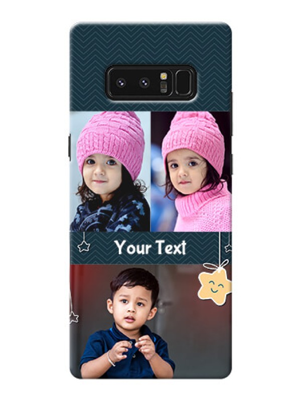 Custom Samsung Galaxy Note8 3 image holder with hanging stars Design