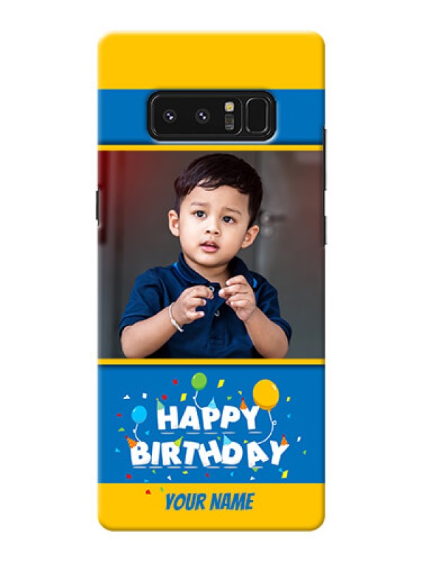 Custom Samsung Galaxy Note8 birthday best wishes Design