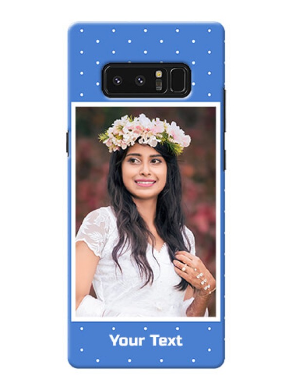 Custom Samsung Galaxy Note8 2 image holder polka dots Design
