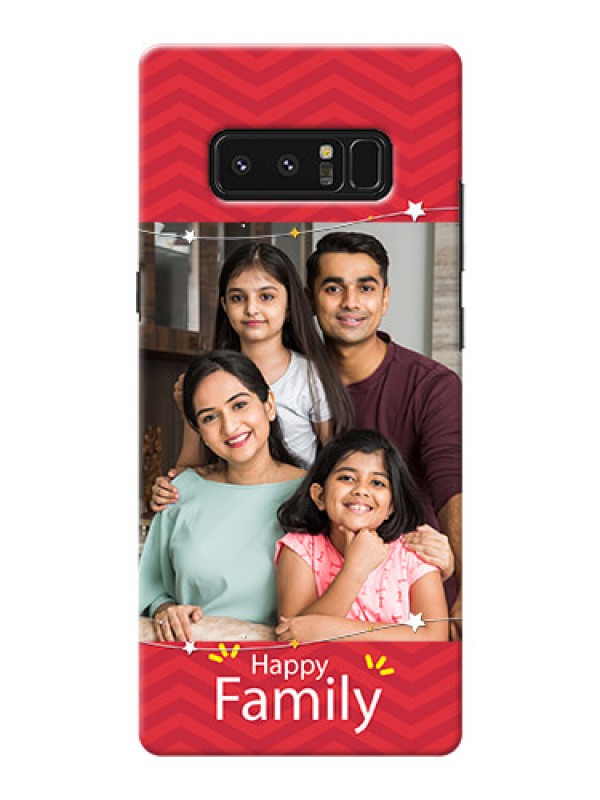 Custom Samsung Galaxy Note8 happy family Design
