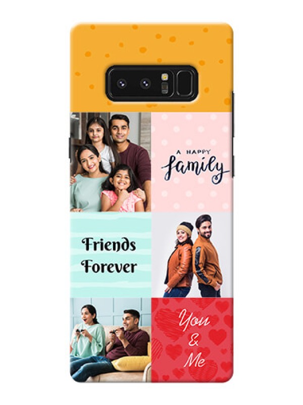 Custom Samsung Galaxy Note8 4 image holder with multiple quotations Design