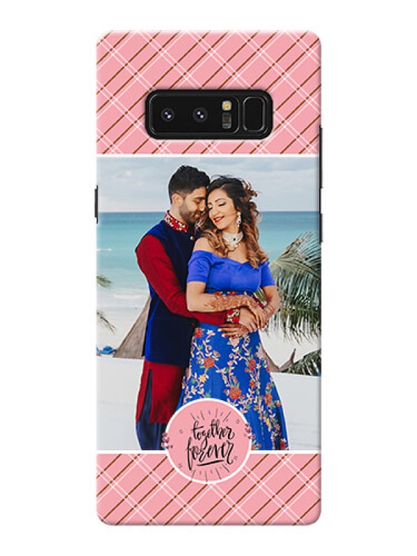Custom Samsung Galaxy Note8 together forever wit stripes Design