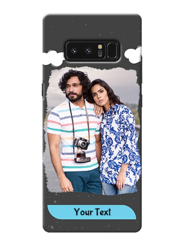 Custom Samsung Galaxy Note8 splashes backdrop with love doodles Design