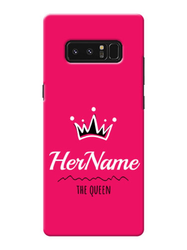 Custom Galaxy Note8 Queen Phone Case with Name