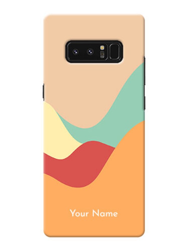 Custom Galaxy Note8 Custom Mobile Case with Ocean Waves Multi-colour Design