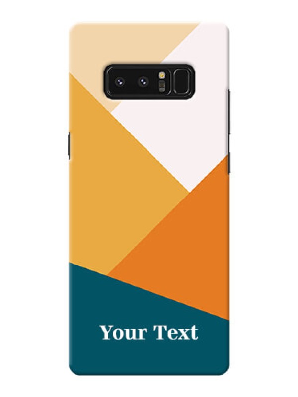 Custom Galaxy Note8 Custom Phone Cases: Stacked Multi-colour Design