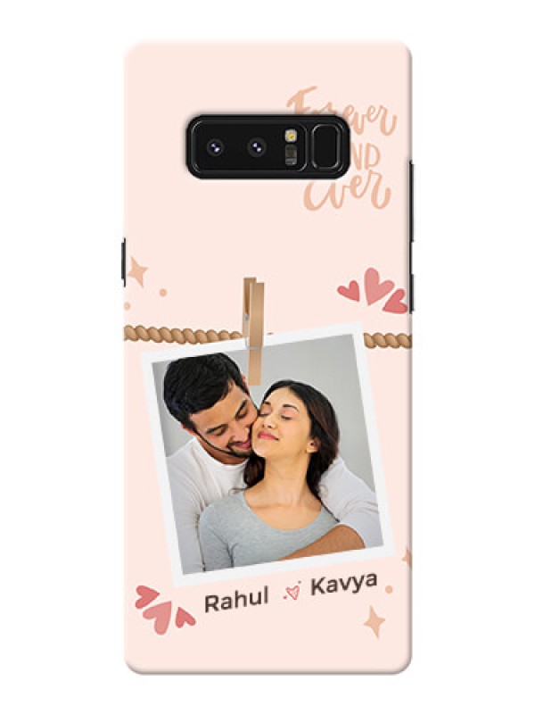 Custom Galaxy Note8 Phone Back Covers: Forever and ever love Design