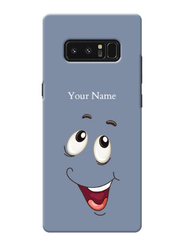 Custom Galaxy Note8 Phone Back Covers: Laughing Cartoon Face Design