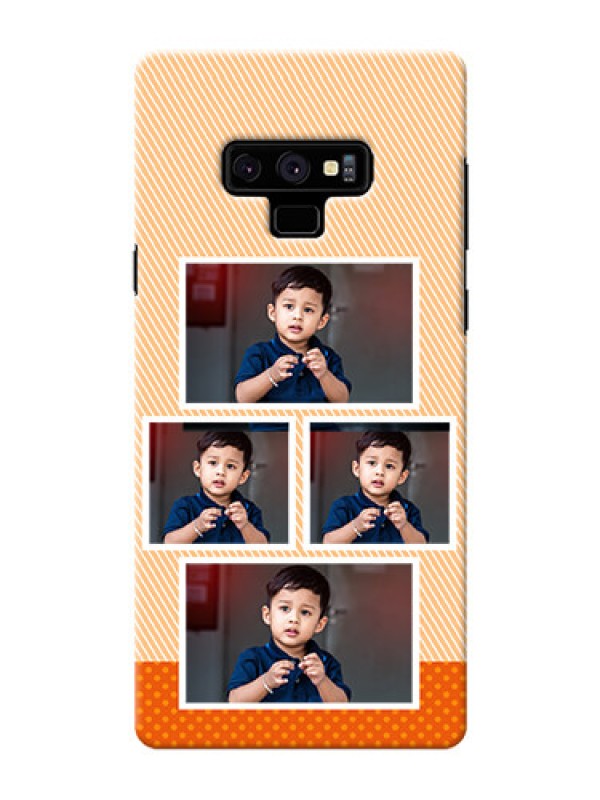 Custom Samsung Galaxy Note 9 Mobile Back Covers: Bulk Photos Upload Design