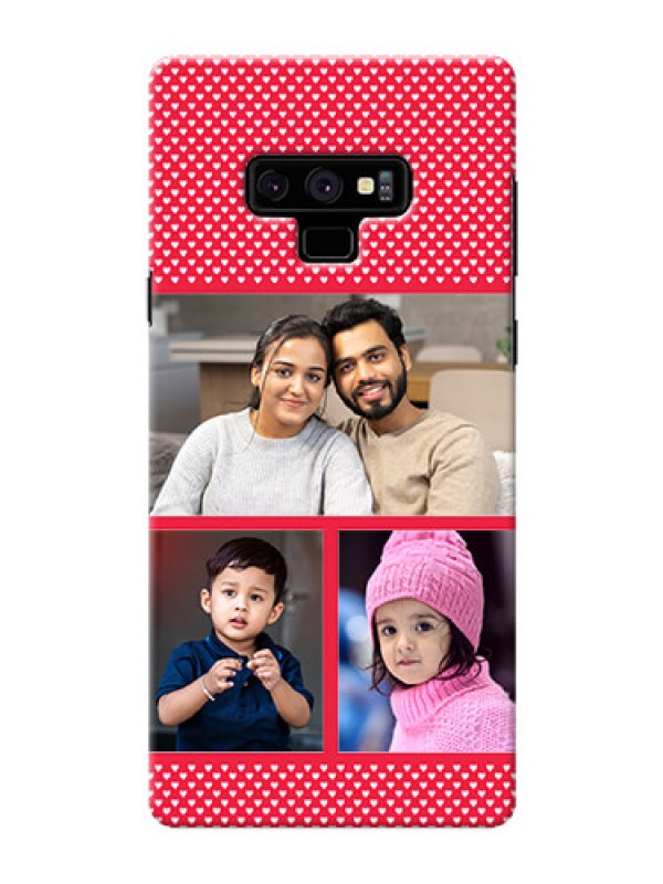 Custom Samsung Galaxy Note 9 mobile back covers online: Bulk Pic Upload Design