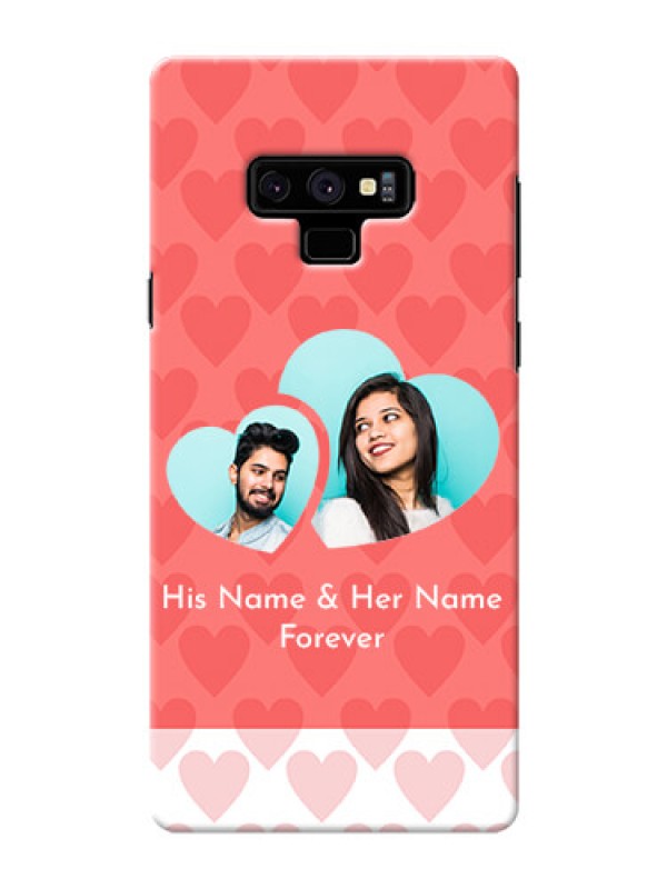 Custom Samsung Galaxy Note 9 personalized phone covers: Couple Pic Upload Design