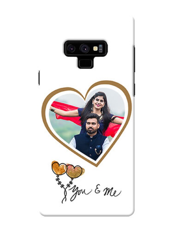 Custom Samsung Galaxy Note 9 customized phone cases: You & Me Design