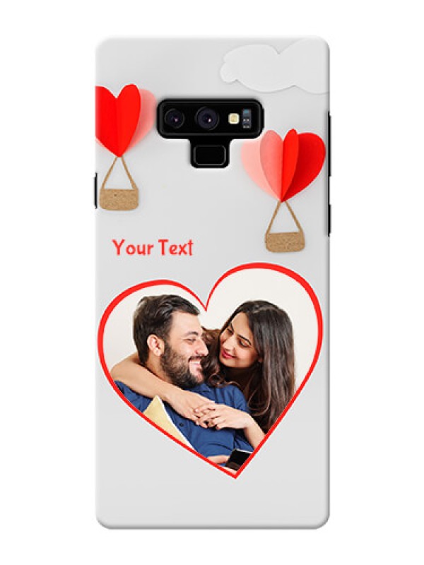 Custom Samsung Galaxy Note 9 Phone Covers: Parachute Love Design