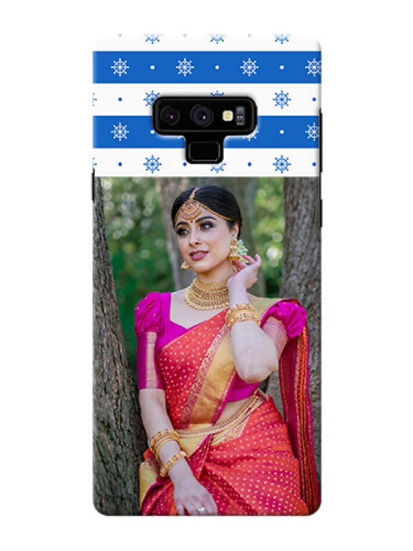 Custom Samsung Galaxy Note 9 custom mobile covers: Snow Pattern Design