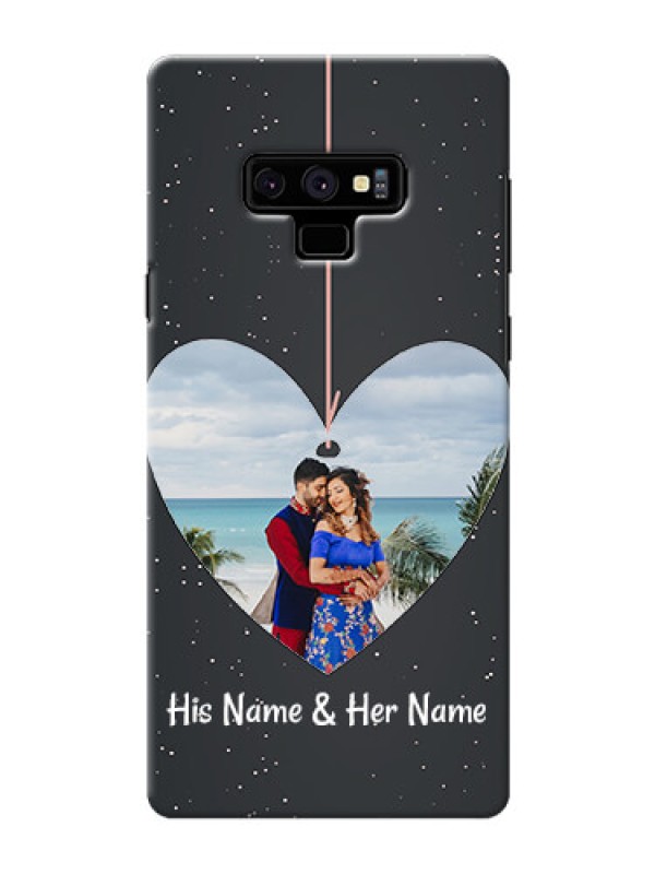 Custom Samsung Galaxy Note 9 custom phone cases: Hanging Heart Design