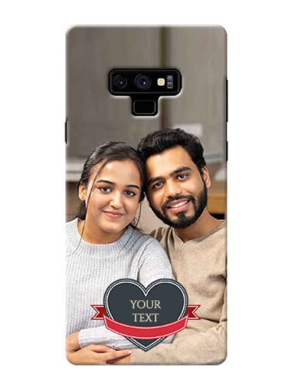 Custom Samsung Galaxy Note 9 mobile back covers online: Just Married Couple Design