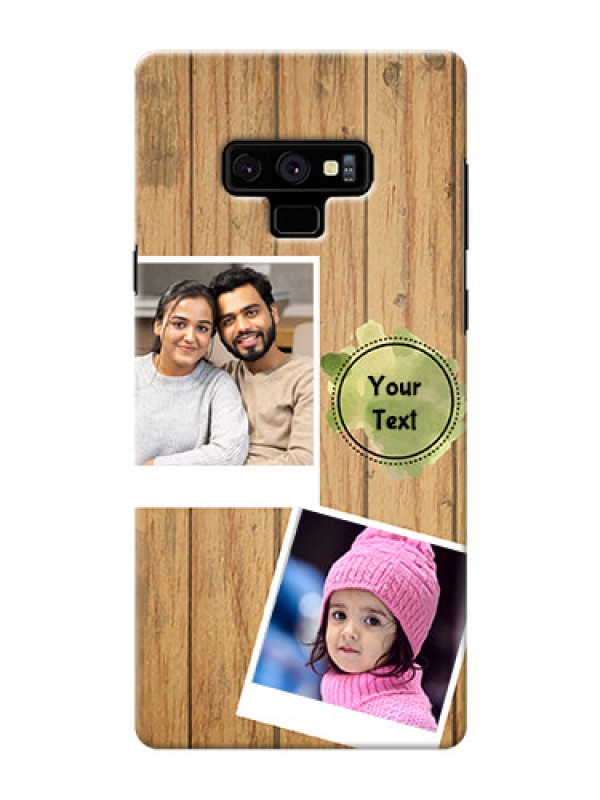 Custom Samsung Galaxy Note 9 Custom Mobile Phone Covers: Wooden Texture Design