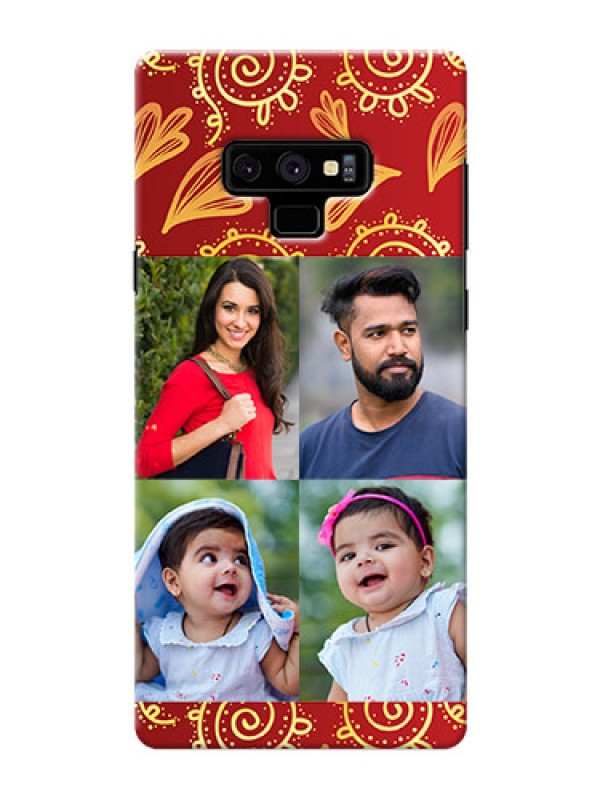 Custom Samsung Galaxy Note 9 Mobile Phone Cases: 4 Image Traditional Design