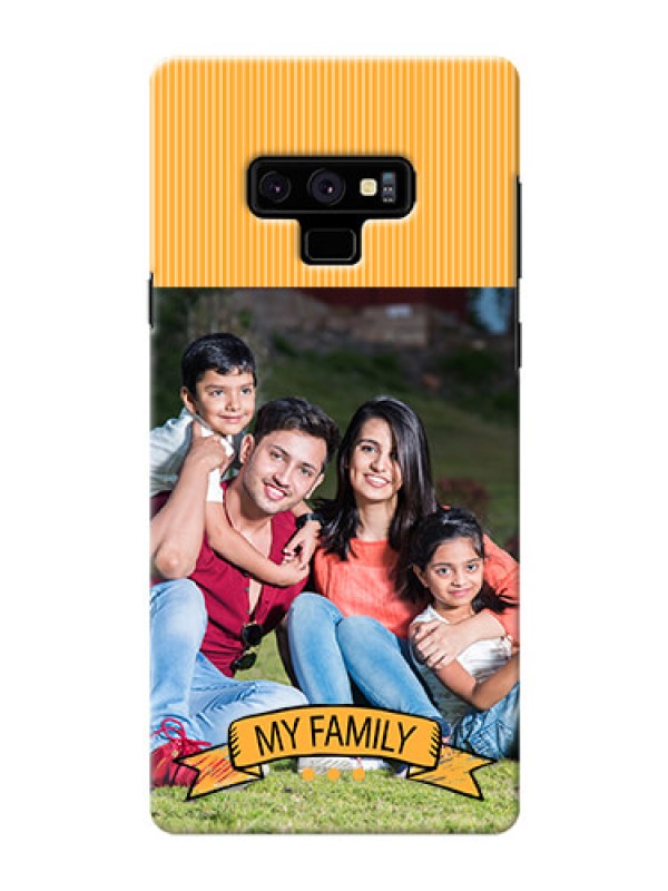 Custom Samsung Galaxy Note 9 Personalized Mobile Cases: My Family Design
