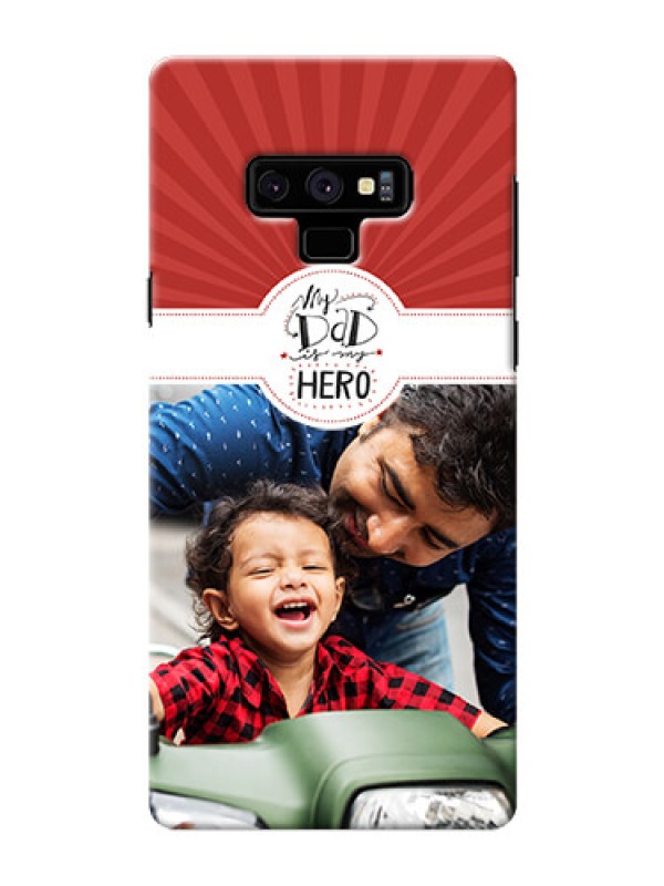 Custom Samsung Galaxy Note 9 custom mobile phone cases: My Dad Hero Design