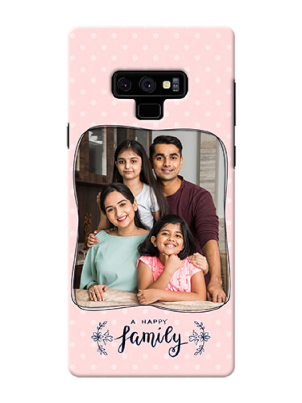 Custom Samsung Galaxy Note 9 Personalized Phone Cases: Family with Dots Design