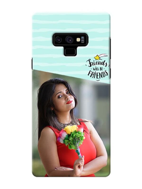 Custom Samsung Galaxy Note 9 Mobile Back Covers: Friends Picture Icon Design