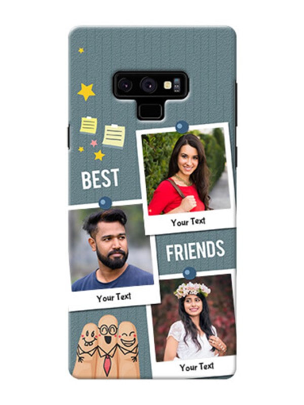 Custom Samsung Galaxy Note 9 Mobile Cases: Sticky Frames and Friendship Design