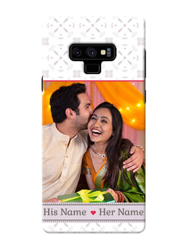 Custom Samsung Galaxy Note 9 Phone Cases with Photo and Ethnic Design