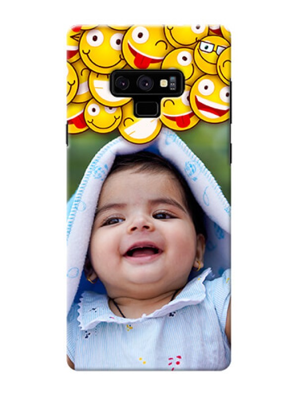 Custom Samsung Galaxy Note 9 Custom Phone Cases with Smiley Emoji Design