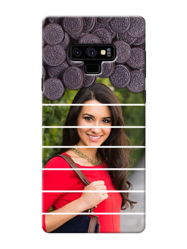 Custom Samsung Galaxy Note 9 Custom Mobile Covers with Oreo Biscuit Design