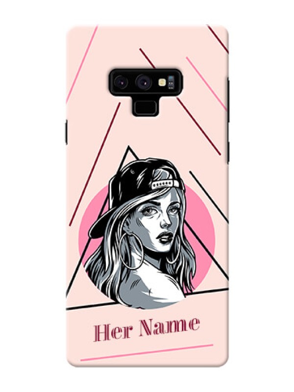 Custom Galaxy Note9 Custom Phone Cases: Rockstar Girl Design