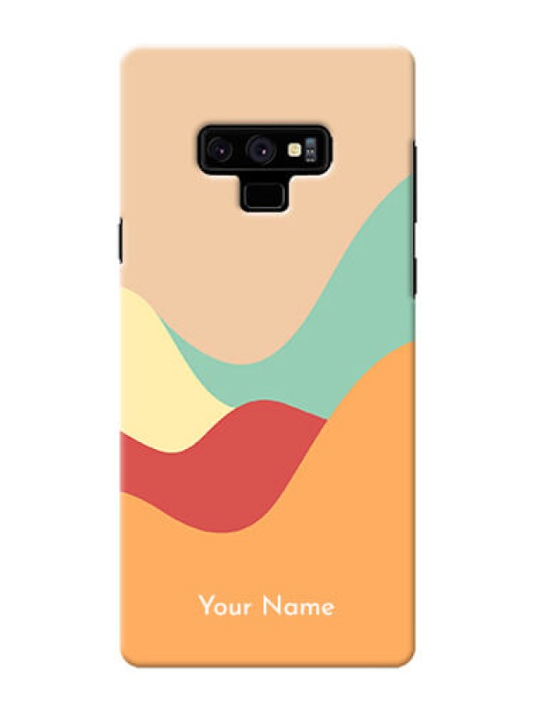 Custom Galaxy Note9 Custom Mobile Case with Ocean Waves Multi-colour Design