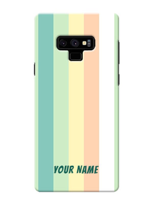 Custom Galaxy Note9 Back Covers: Multi-colour Stripes Design