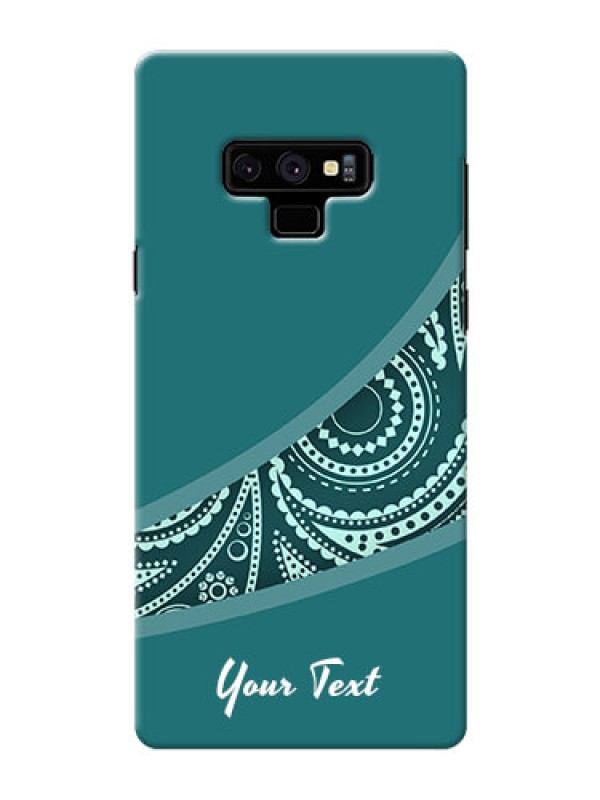 Custom Galaxy Note9 Custom Phone Covers: semi visible floral Design